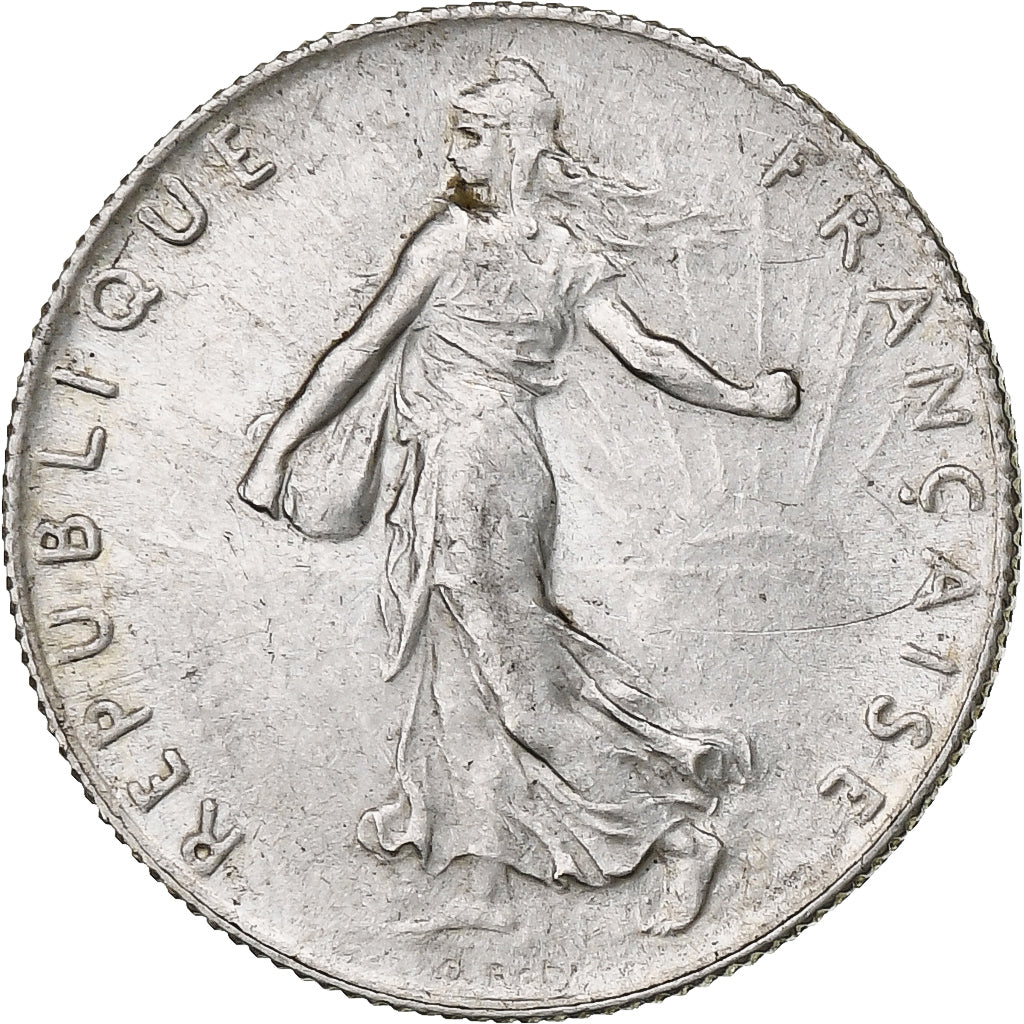 Frankreich, 50 Centimes, Semeuse, 1920, Paris, Silber, VZ, Gadoury:420, KM:854