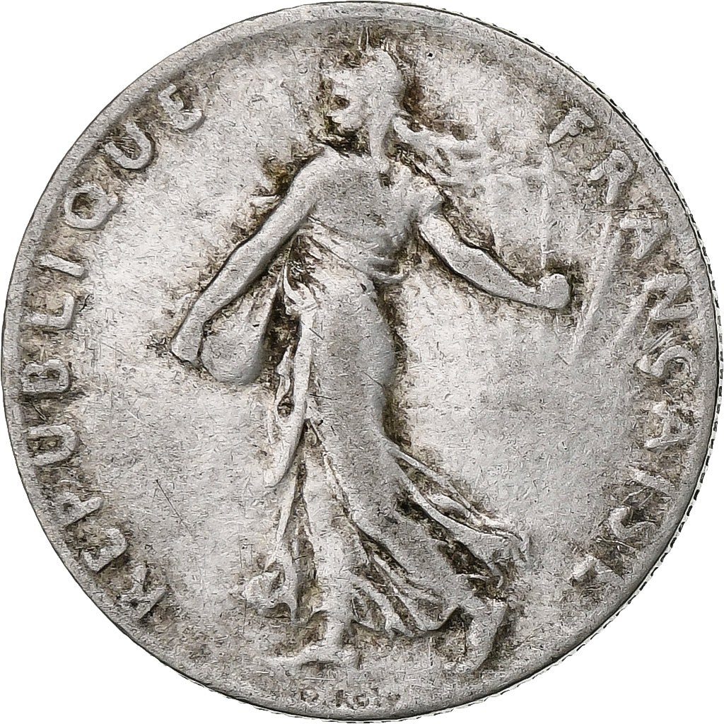 France, 50 Centimes, Semeuse, 1911, Paris, Silver, VF(20-25), Gadoury:420