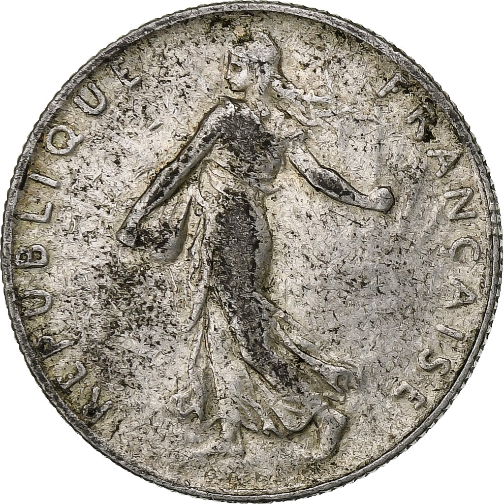 France, 50 Centimes, Semeuse, 1907, Paris, Silver, EF(40-45), Gadoury:420