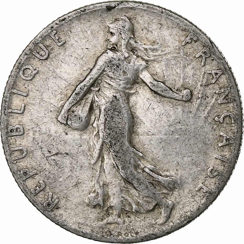 Frankreich, 50 Centimes, Semeuse, 1905, Paris, Silber, S+, Gadoury:420, KM:854