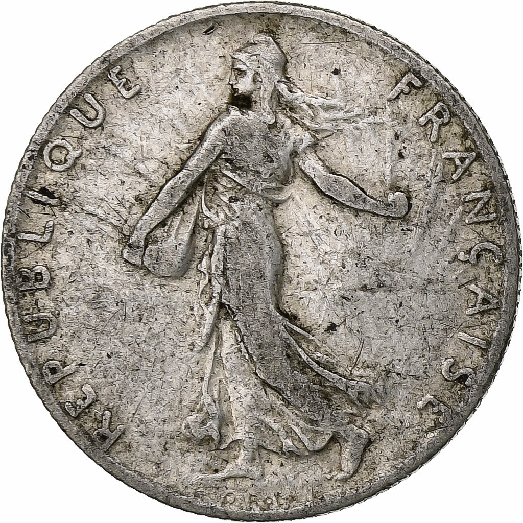 France, 50 Centimes, Semeuse, 1905, Paris, Silver, VF(20-25), Gadoury:420