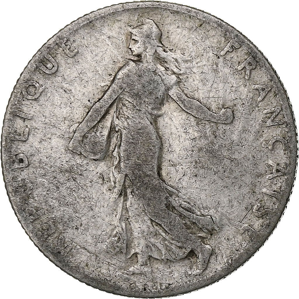 Francia, 50 Centimes, Semeuse, 1905, Paris, Argento, MB, Gadoury:420, KM:854