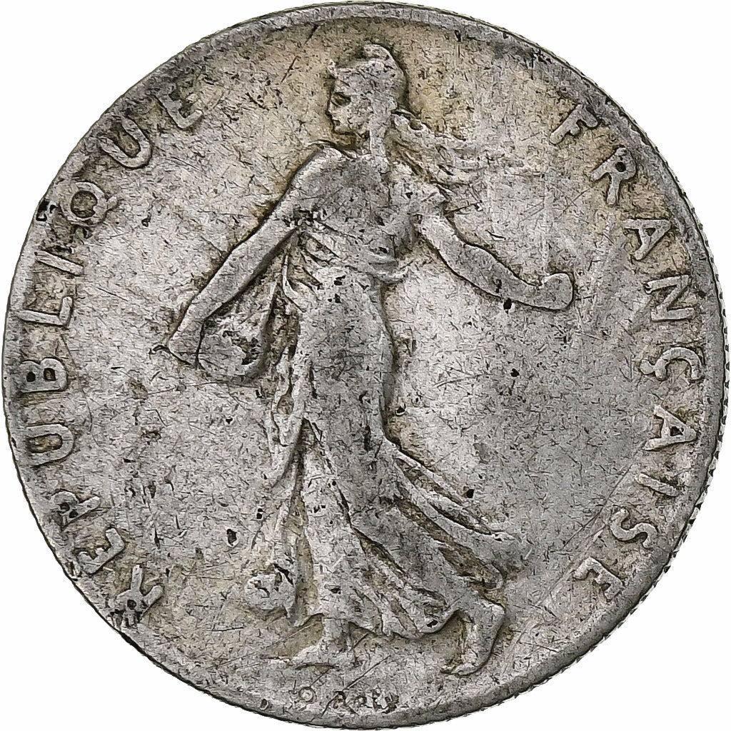 France, 50 Centimes, Semeuse, 1901, Paris, Silver, VF(20-25), Gadoury:420