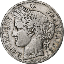 Francia, 5 Francs, Cérès, 1849, Paris, Argento, MB+, Gadoury:719, KM:761.1