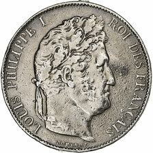 Francia, 5 Francs, Louis-Philippe, 1846, Paris, Argento, BB, Gadoury:678a