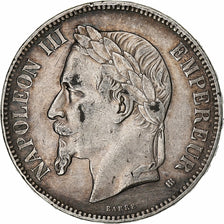 France, Napoleon III, 5 Francs, 1868, Strasbourg, Silver, EF(40-45)