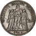 France, 5 Francs, Hercule, 1875, Paris, Silver, EF(40-45), Gadoury:745a