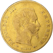 Francia, Napoleon III, 5 Francs, 1859, Paris, Oro, MB+, Gadoury:1001, KM:787.1