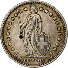Switzerland, 2 Francs, 1944, Bern, Silver, EF(40-45), KM:21