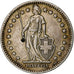 Switzerland, 2 Francs, 1944, Bern, Silver, EF(40-45), KM:21