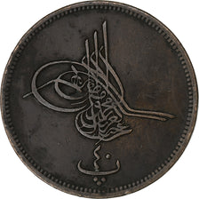 Egitto, Abdul Aziz, 40 Para, Qirsh, 1869/AH1277, Misr, Bronzo, BB, KM:248.1