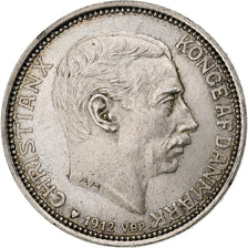 Dänemark, Christian X, 2 Kroner, 1912, Copenhagen, Silber, SS+, KM:811