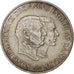 Danimarca, Frederik IX, 2 Kroner, 1953, Copenhagen, Argento, BB+, KM:844