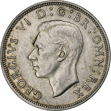 Great Britain, George VI, 1/2 Crown, 1946, Silver, AU(50-53), KM:856
