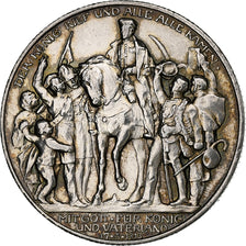 German States, PRUSSIA, Wilhelm II, 2 Mark, 1913, Berlin, Silver, AU(50-53)