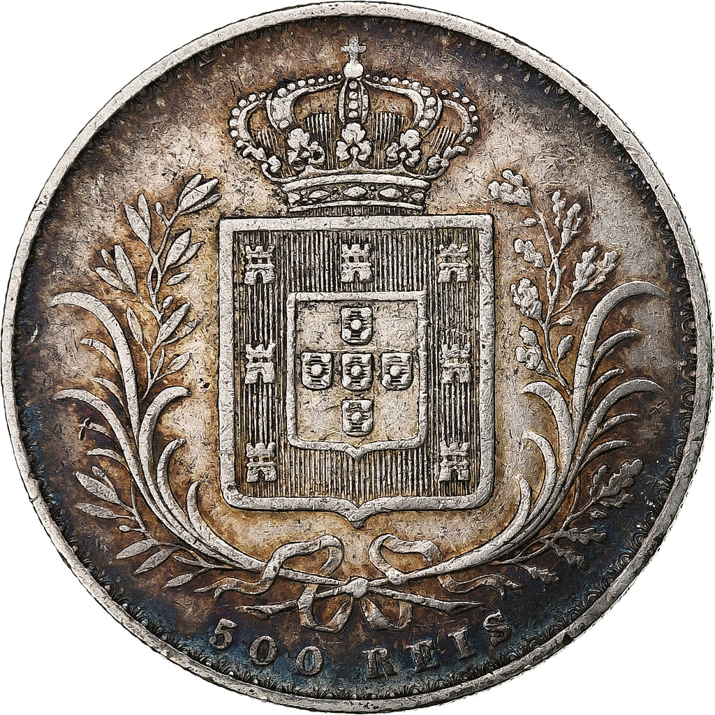 Portugal, Luiz I, 500 Reis, 1888, Silver, VF(30-35), KM:509