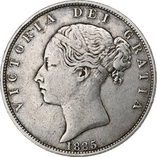 Great Britain, Victoria, 1/2 Crown, 1885, Silver, VF(30-35), KM:756