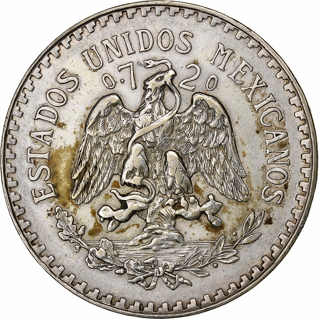 Mexico, Peso, 1926, Mexico City, Silver, EF(40-45), KM:455