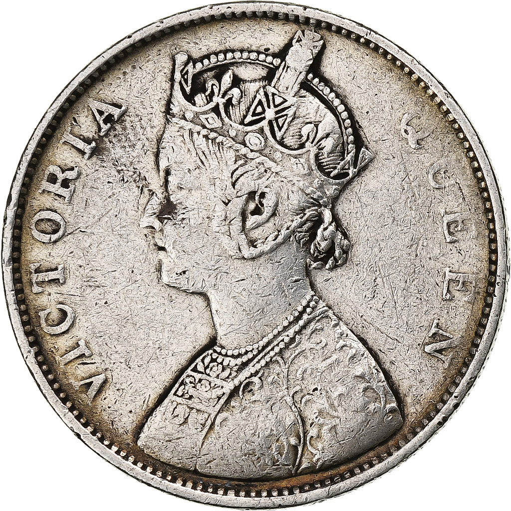 INDIA-BRITISH, Victoria, Rupee, 1862, Silver, VF(30-35), KM:473.1