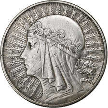 Pologne, 10 Zlotych, 1932, Warsaw, Argent, TTB+, KM:22