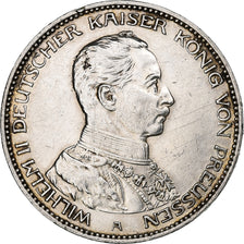 German States, PRUSSIA, Wilhelm II, 3 Mark, 1914, Berlin, Silver, AU(50-53)