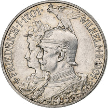 German States, PRUSSIA, Wilhelm II, 2 Mark, 1901, Berlin, Silver, AU(50-53)