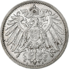 GERMANY - EMPIRE, Wilhelm II, Mark, 1914, Berlin, Silver, AU(50-53), KM:14