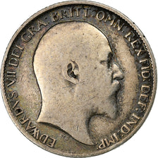 Great Britain, Edward VII, 6 Pence, 1909, Silver, VF(30-35), KM:799