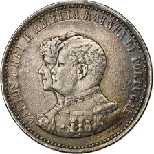 Portugal, Carlos I, 500 Reis, 1898, Silver, EF(40-45), KM:538
