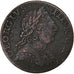 Great Britain, George III, 1/2 Penny, 1775, Copper, F(12-15), KM:601