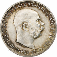 Austria, Franz Joseph I, Corona, 1913, Argento, BB+, KM:2820