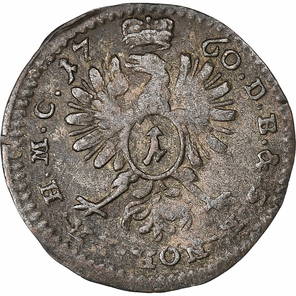 German States, BRANDENBURG-ANSBACH, Alexander, Kreuzer, 4 Pfennig, 1760, Billon