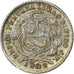 Peru, 1/2 Dinero, 1902, Lima, Silver, AU(55-58), KM:206.2