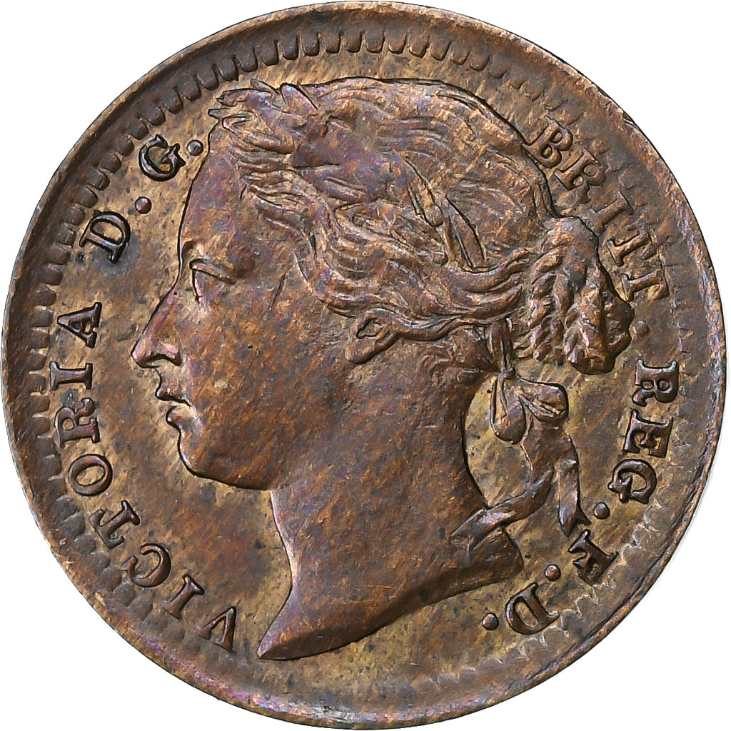 Great Britain, Victoria, 1/3 Farthing, 1885, Bronze, AU(55-58), KM:750