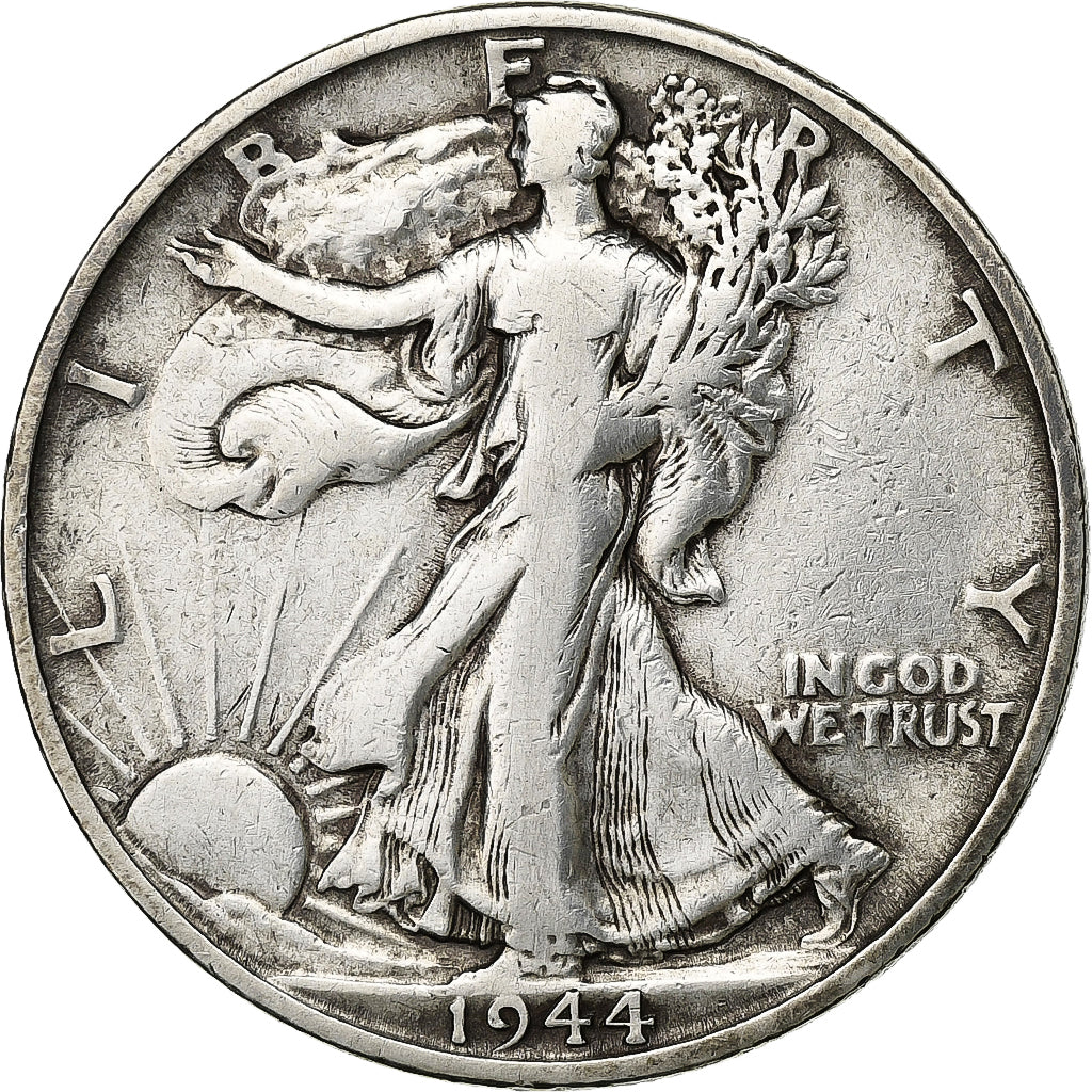 United States, Half Dollar, Walking Liberty Half Dollar, 1944, San Francisco