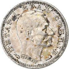 Serbia, Peter I, 50 Para, 1915, Silver, EF(40-45), KM:24.1