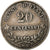 Italie, Vittorio Emanuele II, 20 Centesimi, 1863, Milan, Argent, TB+, KM:13.1