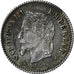 Francia, Napoleon III, 20 Centimes, 1867, Paris, Plata, MBC+, Gadoury:309