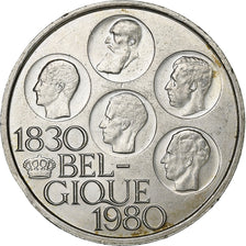 Belgium, Baudouin I, 500 Francs, 500 Frank, 1980, Brussels, Silver Clad