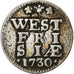 Holandia, WEST FRIESLAND, 2 Stuivers, Double Wapenstuiver, 1730, Srebro