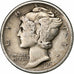 États-Unis, Dime, Mercury Dime, 1917, Philadelphie, Argent, TTB, KM:140