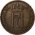 Norvegia, Haakon VII, 5 Öre, 1929, Kongsberg, Bronzo, BB, KM:368