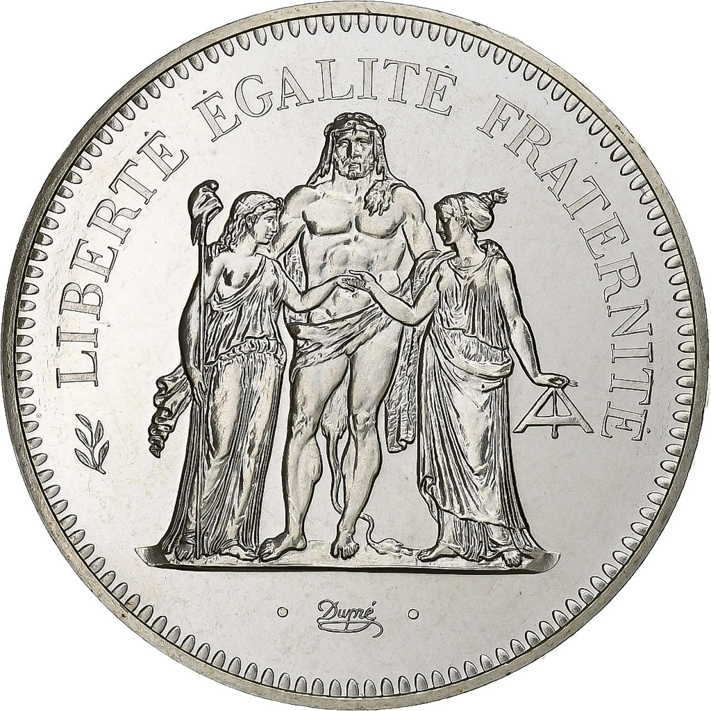France, 50 Francs, Hercule, 1979, Paris, Silver, MS(65-70), Gadoury:882