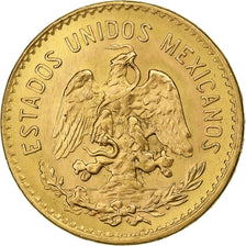Mexiko, 5 Pesos, 1955, Mexico City, Gold, VZ, KM:464