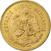 Mexiko, 5 Pesos, 1955, Mexico City, Gold, VZ, KM:464