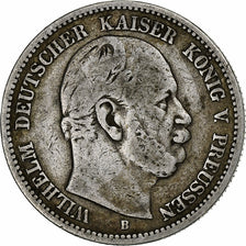 German States, PRUSSIA, Wilhelm I, 2 Mark, 1877, Hannover, Silver, VF(30-35)
