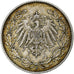 GERMANY - EMPIRE, 1/2 Mark, 1914, Hambourg, Silber, SS, KM:17