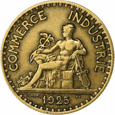 France, 2 Francs, Chambre de commerce, 1925, Paris, Bronze-Aluminium, TB+