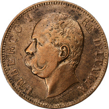 Italy, Umberto I, 10 Centesimi, 1893, Birmingham, Copper, EF(40-45), KM:27.1