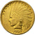United States, $10, Eagle, Indian Head, 1907, U.S. Mint, Gold, AU(50-53), KM:125